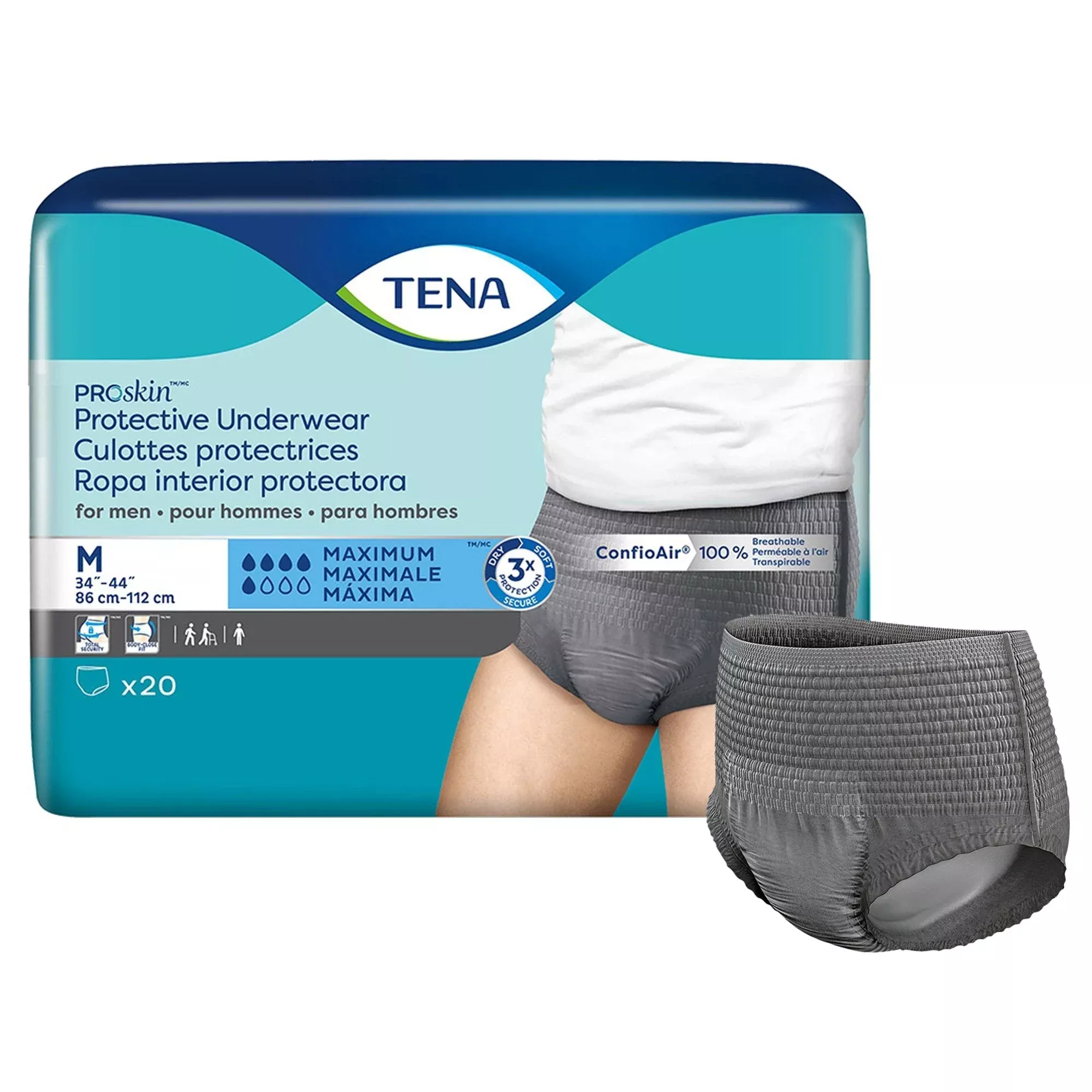 Tena ProSkin™ Maximum Absorbent Underwear, Medium