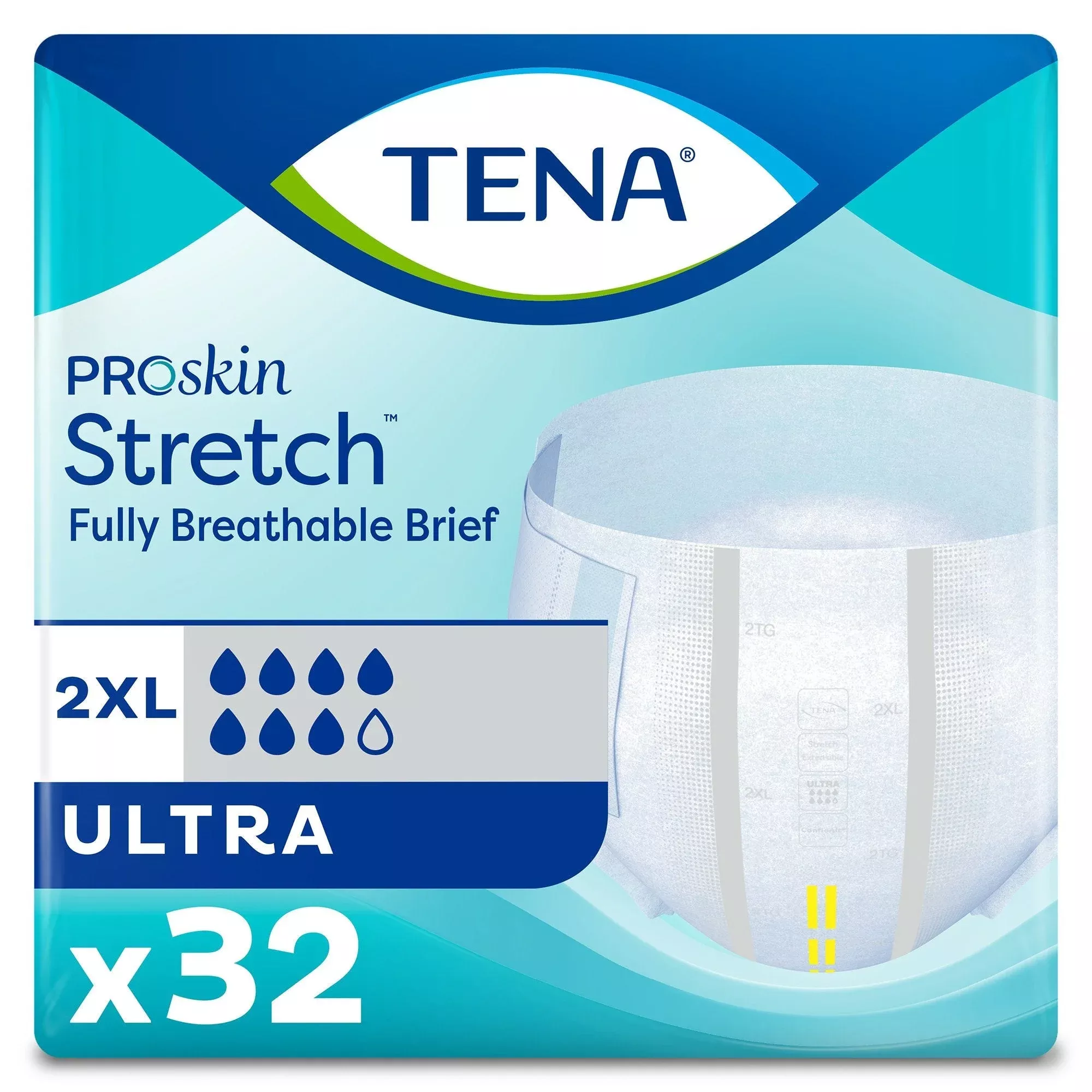Tena Stretch™ Ultra Incontinence Brief, Extra Extra Large