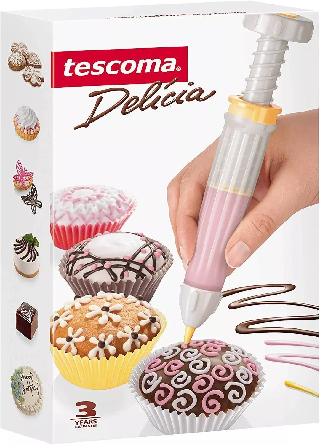 Tescoma Delicia Cake Decorating Pen with 5 Nozzles