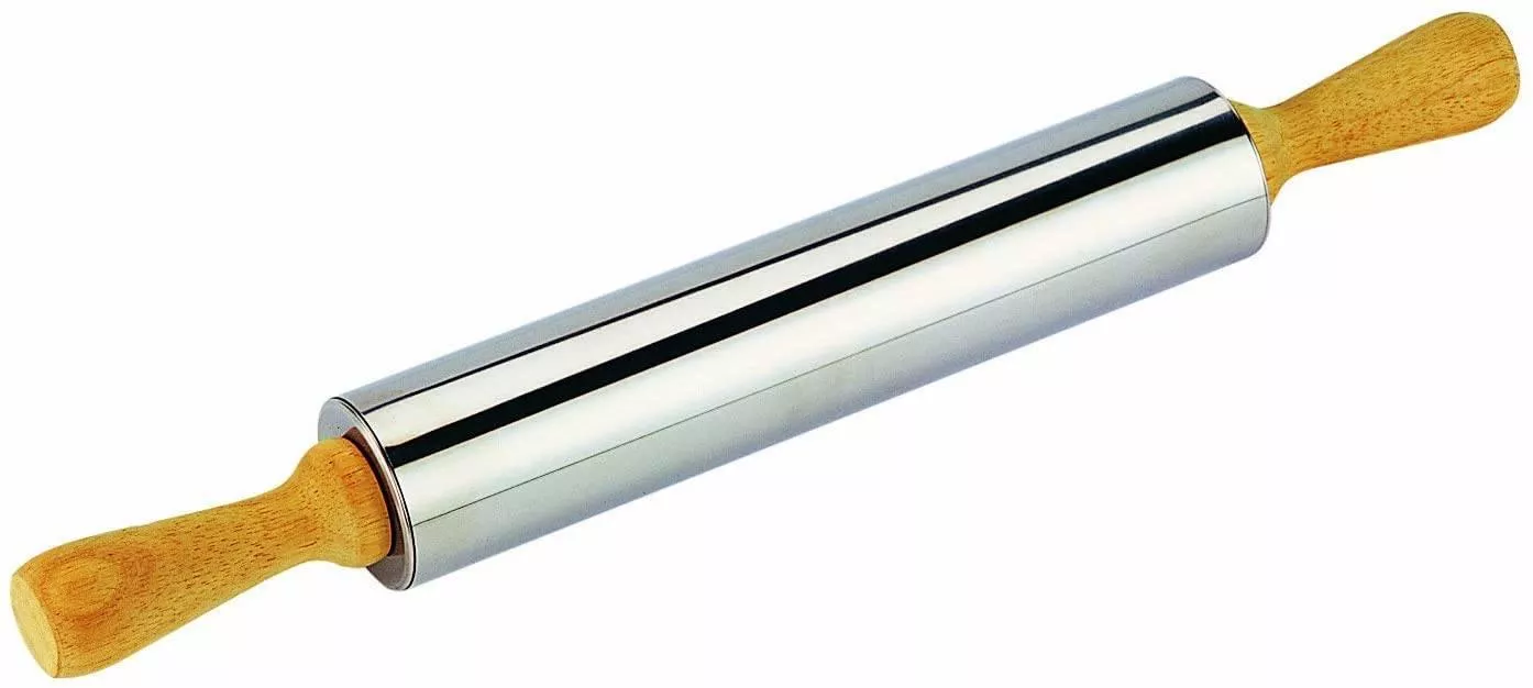 Tescoma Stainless Steel Rolling Pin Delicia, 25 cm