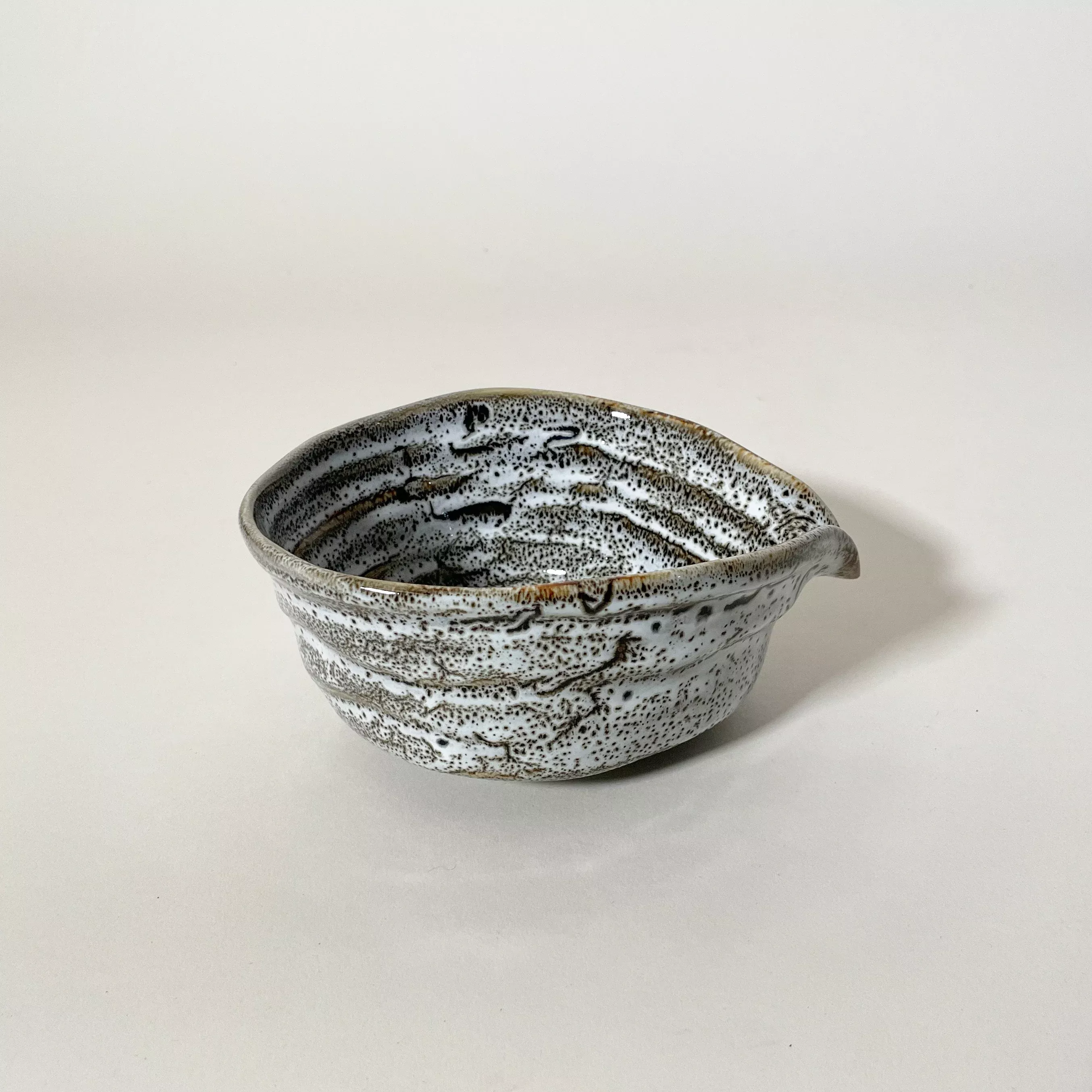 Textural-Glazed Ceramic Matcha Bowl