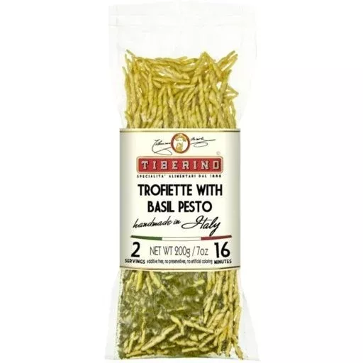 TIBERINO Trofie with Pesto - 200g (7oz)