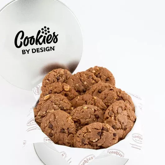 Tin of One Dozen Millionaire Gourmet Cookies