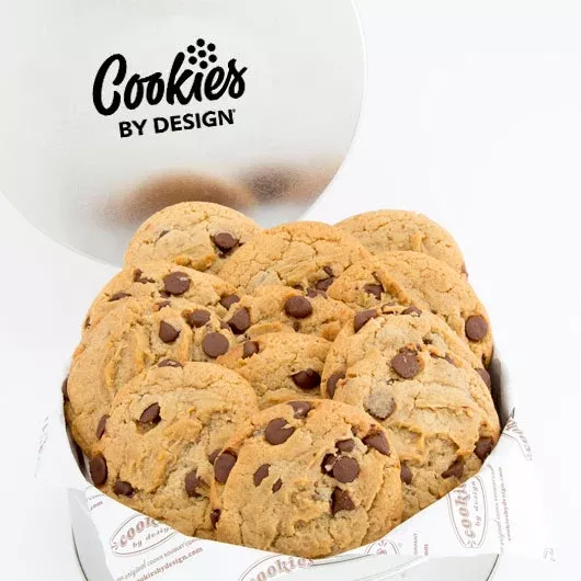 Tin of One Dozen Oatmeal Raisin Gourmet Cookies