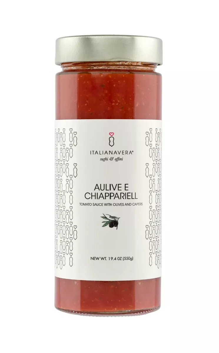 Tomato Sauce with Olives & Capers (Italy) - Jar