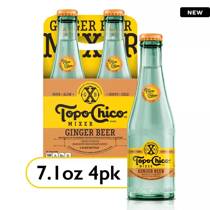 Topo Chico Ginger Beer Mixer 4pk 28.4oz
