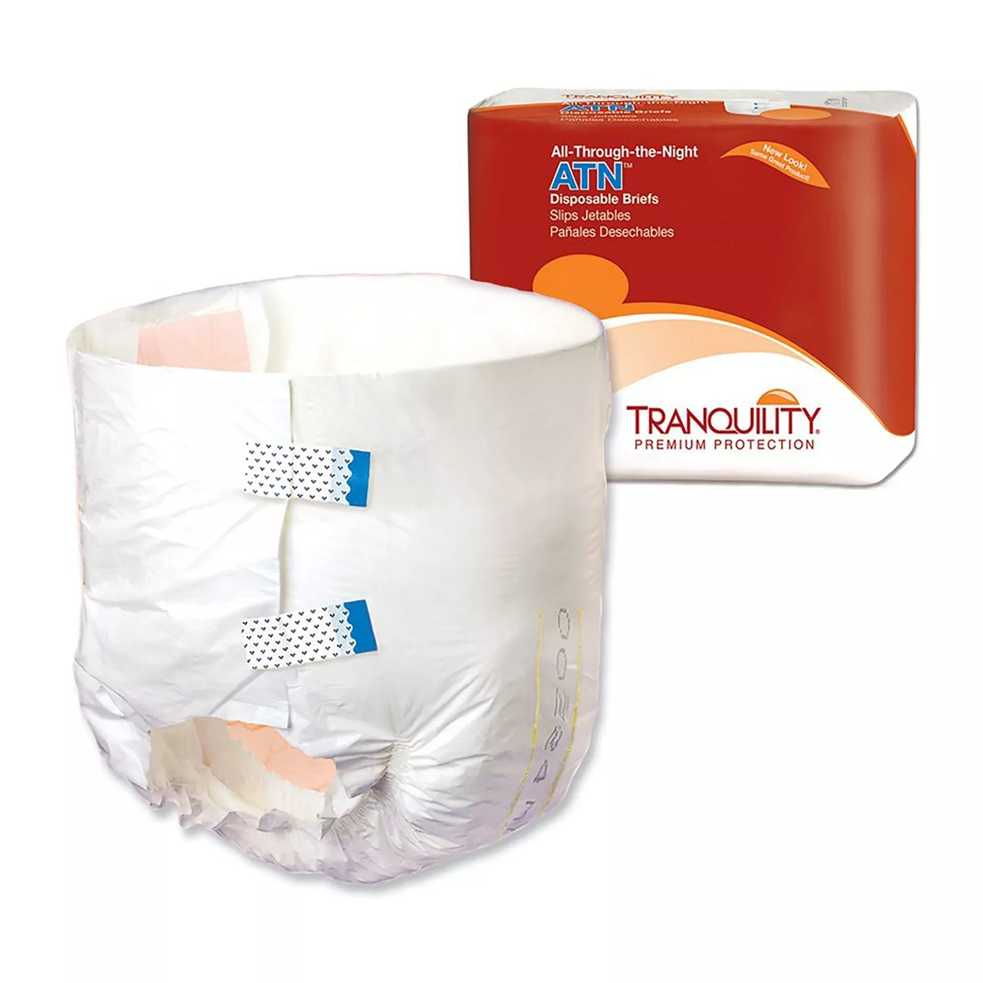 Tranquility ATN Incontinence Brief, Large, 12 ct