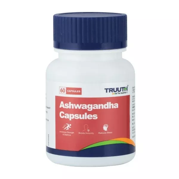 Truuth Ashwagandha 500mg Capsules - 60 caps