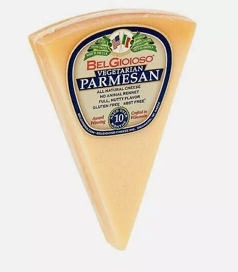 Vegetarian Parmesan Cheese (BelGioioso) 8 oz wedge