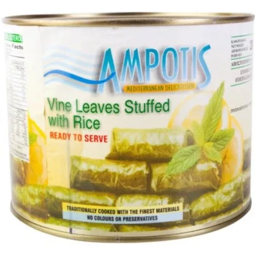 Vine Leaves Stuffed with Rice (Ampotis) 70 oz (2kg)