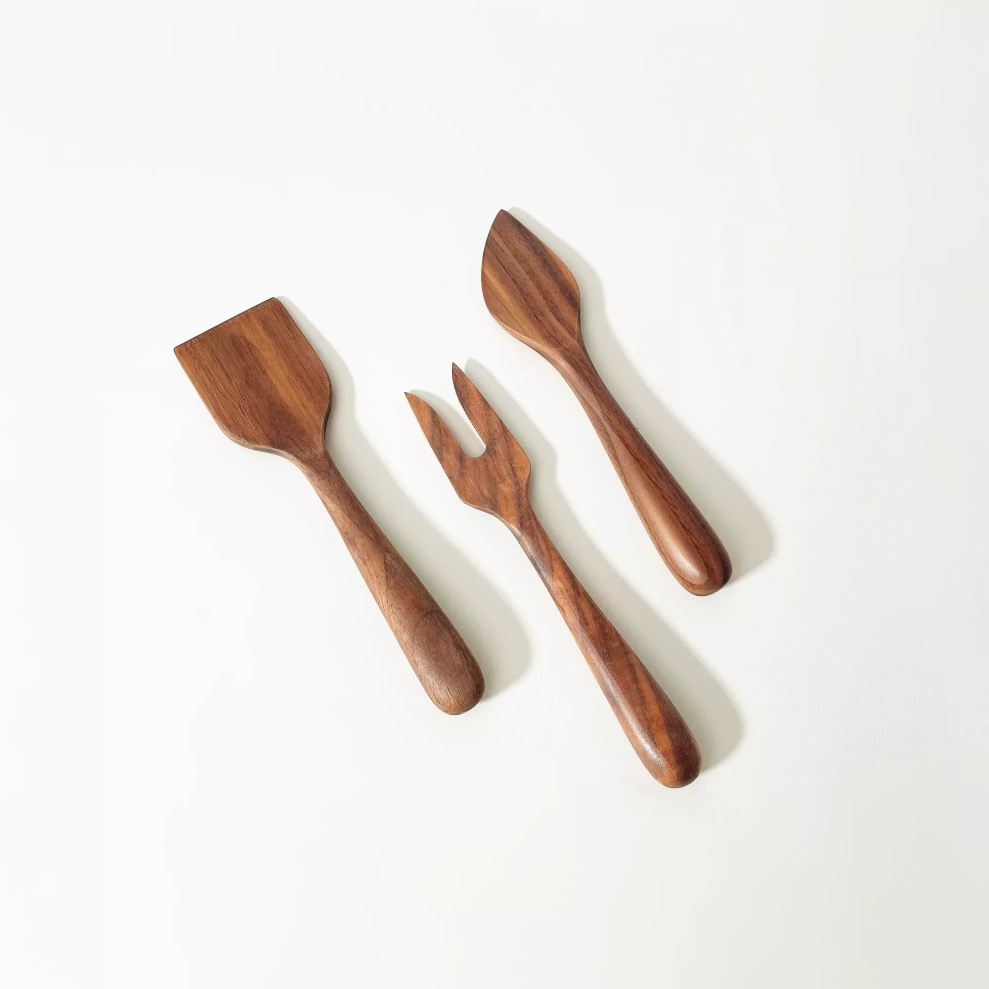 Walnut Wood Cheese Utensils