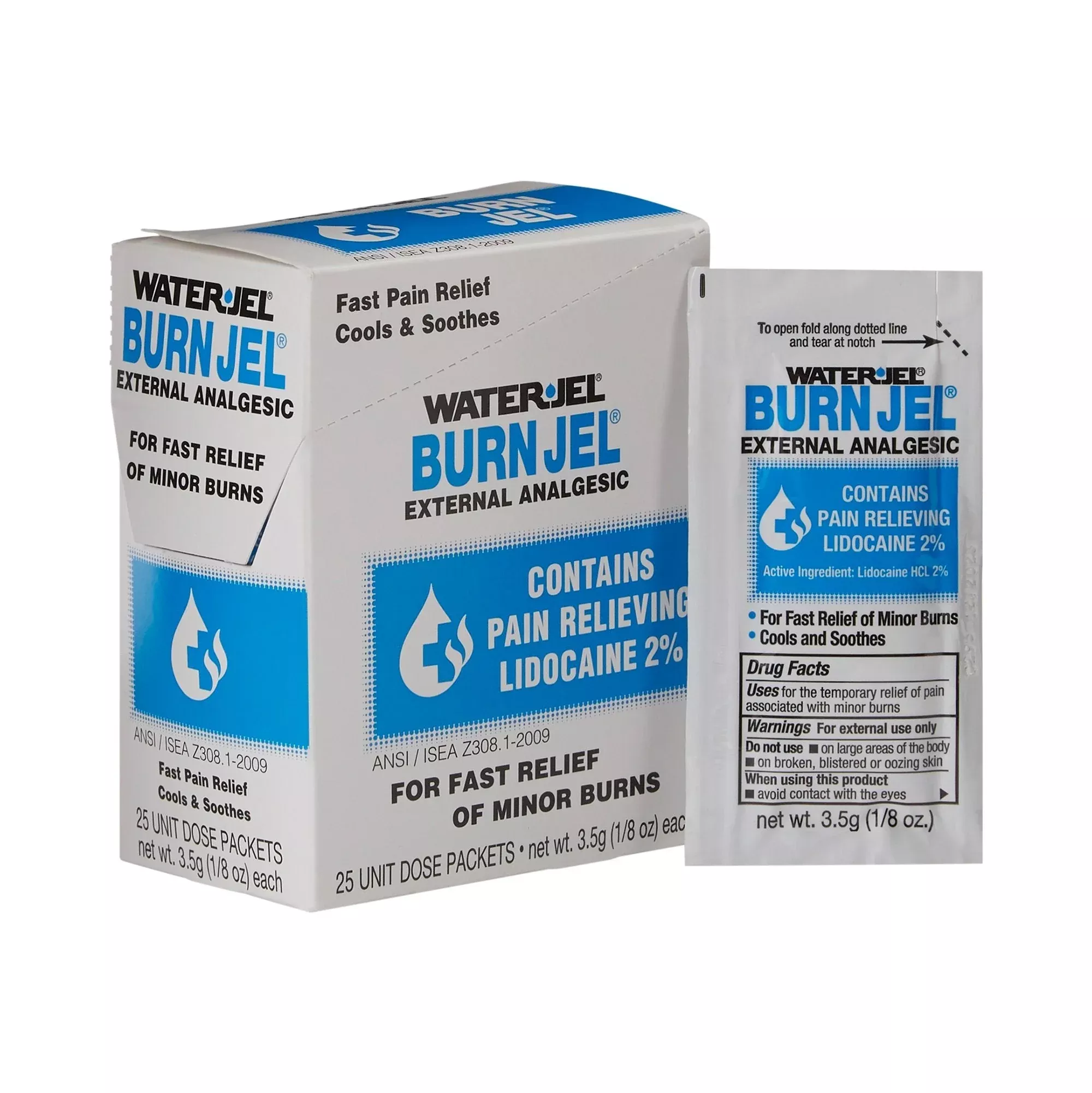 Water Jel Burn Jel Lidocaine Burn Relief