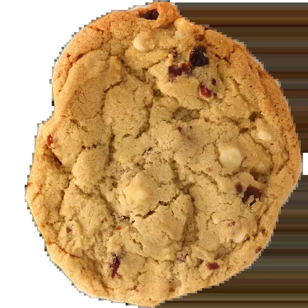 White Chocolate Cookies With Dried Cranberries