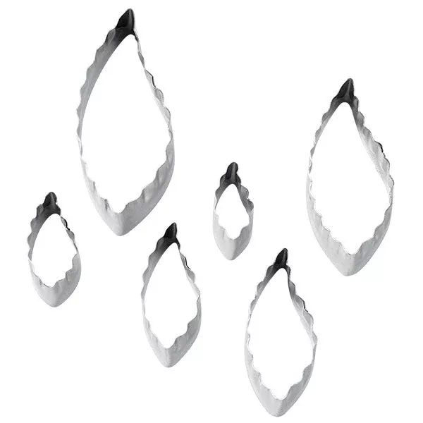 Wilton | Leaf | Cut-Outs Set | Double Sided | 6 Pieces