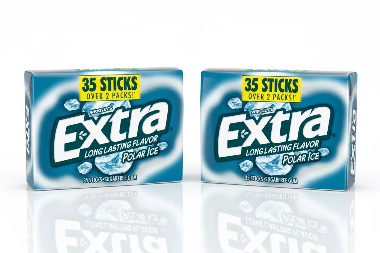 Wrigley's Extra Polar Ice Gum - 2 Pack (70 Sticks)