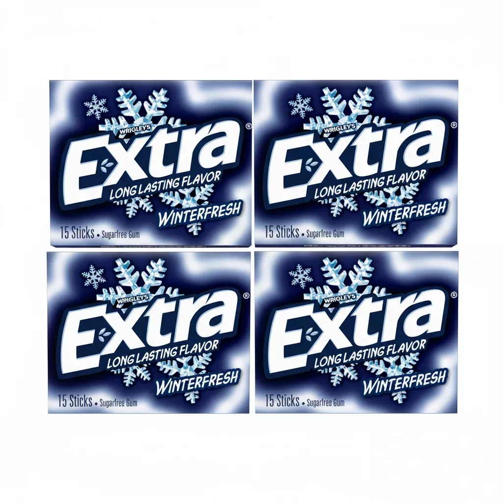 Wrigley's Extra Winterfresh Gum - 4 Pack