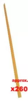 Yellow Candle, CASE (Approx. 260 x 10.5 in.)