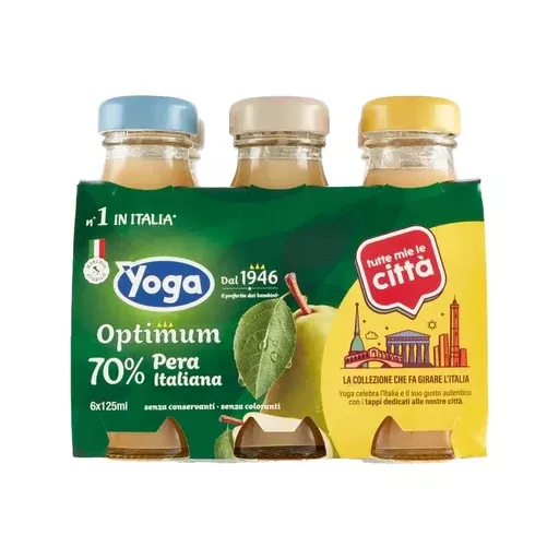 YOGA Pear Nectar Optimum - 6 count -125ml (4.2fl oz) each