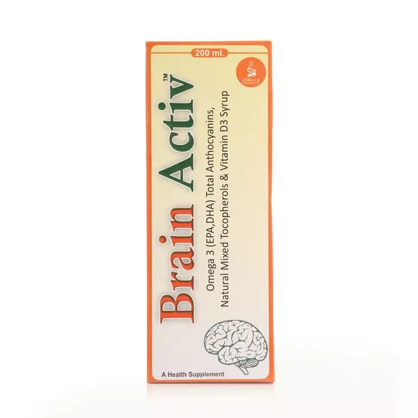 Zorilla Life Science Brain Activ Syrup - 200 ml - Pack of 1